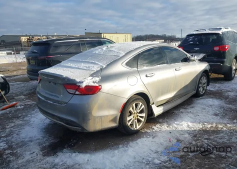 2015 Chrysler 200 Limited из США, поврежденный, VIN 1C3CCCAB6FN554763